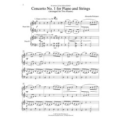 Peskanov Concerto No1 2pf Bk/Cd