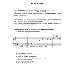 Edna Mae Burnam: Step By Step Piano Course - Book 2
