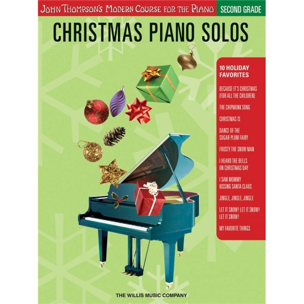 Christmas Piano Solos 2nd Grd Pf Bk