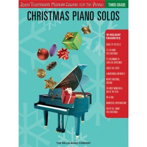 Christmas Piano Solos 3rd Grd Pf Bk
