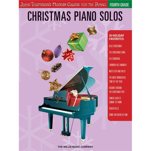 Christmas Piano Solos 4th Grd Pf Bk