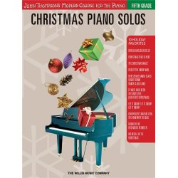 Christmas Piano Solos 5th Grd Pf Bk