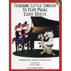 Teaching Little Fingers To Play More Easy Duets (Book/CD)