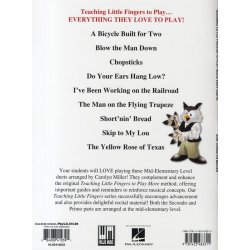 Teaching Little Fingers To Play More Easy Duets (Book/CD)