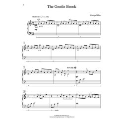 Miller Gentle Brook Pf Solo Sheet