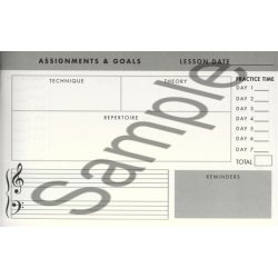 Practice Journal - Weekly Planner For Music Students