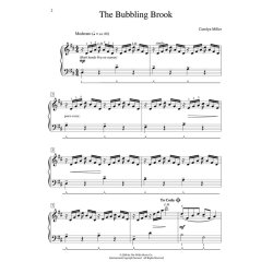 Miller Bubbling Brook Pf Solo Sheet