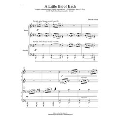 Austin Little Bit Of Bach 1p4h Sheet