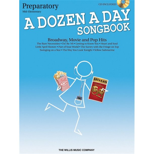 A Dozen A Day Songbook: Piano - Prepatory Book (Book/CD)