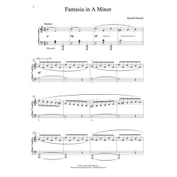 Hartsell Fantasia In A Minor Pf Solo