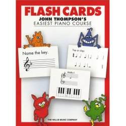 John Thompson's Easiest Piano Course: Flash Cards
