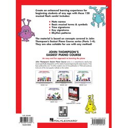 John Thompson's Easiest Piano Course: Flash Cards