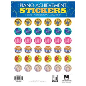 Piano Achievement Stickers