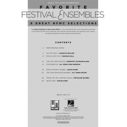 FAVOURITE FESTIVAL ENSEMBLES EARLY TO LATER ELEMENTARY LEVEL PF BK
