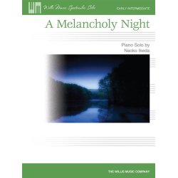 Ikeda Melancholy Night Pf Solo Sheet