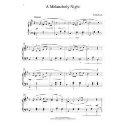 Ikeda Melancholy Night Pf Solo Sheet