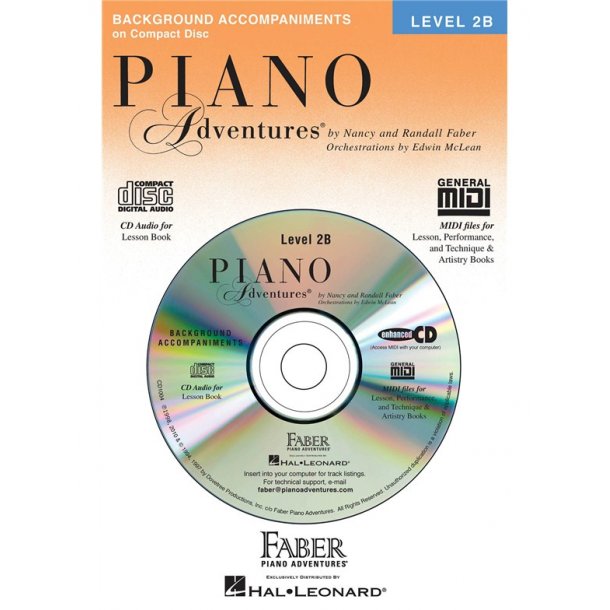 Nancy & Randall Faber: Piano Adventures&reg; Lesson Book CD Level 2B