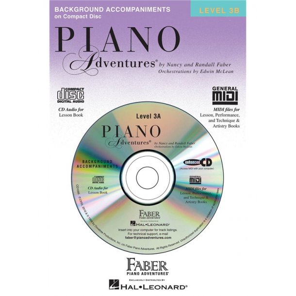 Nancy & Randall Faber: Piano Adventures&reg; Lesson Book CD Level 3B
