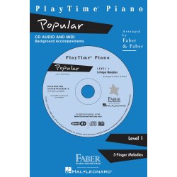 Nancy & Randall Faber: PlayTime Piano Popular CD (Level 1)