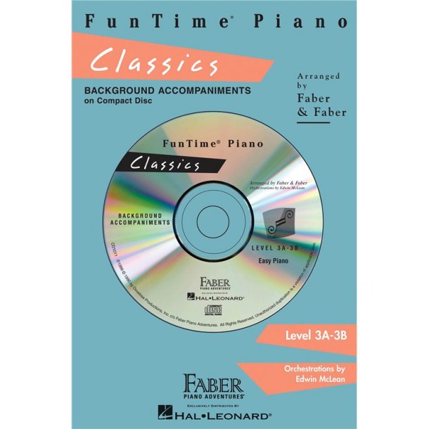 Nancy & Randall Faber: FunTime Piano Classics CD (Level 3A-3B)