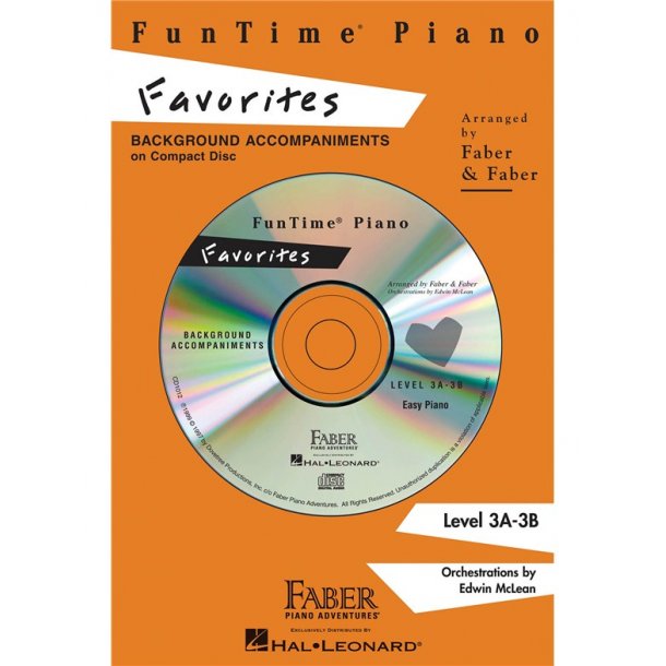 Nancy And Randall Faber: FunTime Piano Favorites CD
