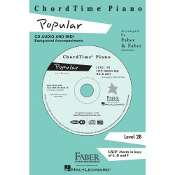 Nancy & Randall Faber: ChordTime Piano Popular CD (Level 2B)