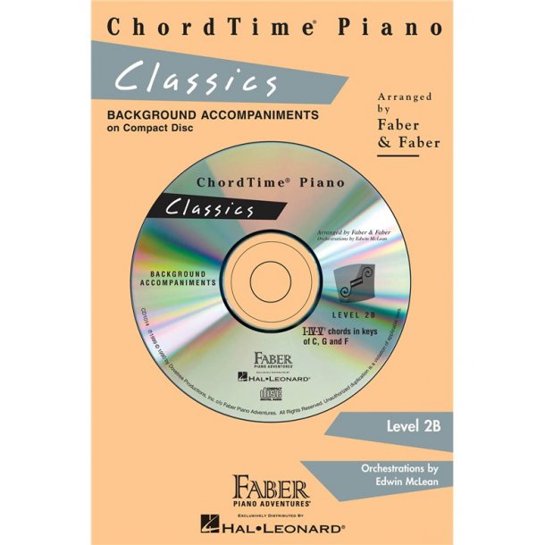 Nancy & Randall Faber: ChordTime Piano Classics CD (Level 2B)