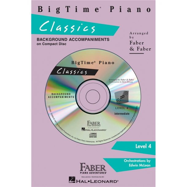 Nancy & Randall Faber: BigTime Piano Classics CD (Level 4)