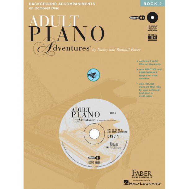 Nancy And Randall Faber: Adult Piano Adventures All-In-One Lesson Book Two (CDs Only)