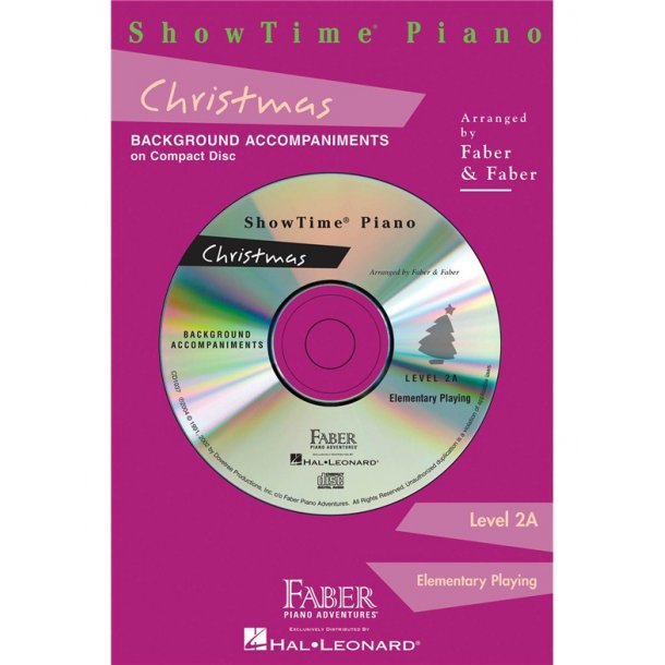 Nancy & Randall Faber: ShowTime Piano Christmas CD (2A)