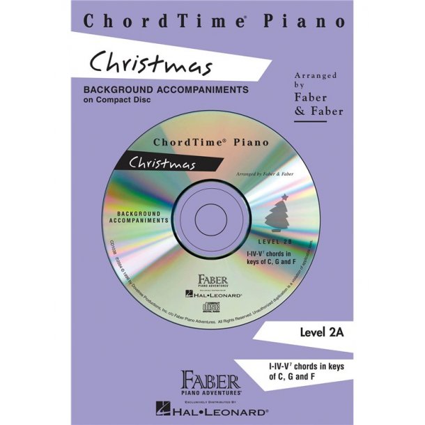 Nancy & Randall Faber: ChordTime Piano Christmas CD (2B)