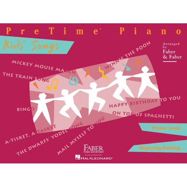 Pretime Piano Kids' Songs Primer Level (Arr Faber) Pf Book