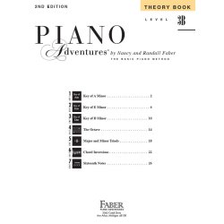 Faber Piano Adventures: Level 3B - Theory Book