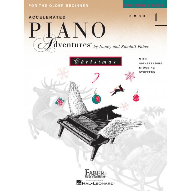 Nancy And Randall Faber: Accelerated Piano Adventures For The Older Beginner - Christmas Book  1