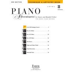 Faber Piano Adventures: Level 3B - Technique &amp; Artistry Book