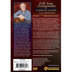 Folk Song Arrangements For Classical Guitar