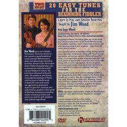 Jim Wood: 20 Easy Tunes For The Beginning Fiddler