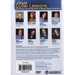 Great Guitar Lessons - Techniques And Arrangements Of Master Singer/Songwriters