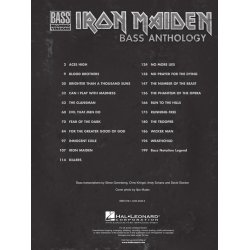 Iron Maiden Bass Anthology