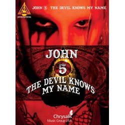 JOHN 5 THE DEVIL KNOWS MY NAME GUITAR TAB BOOK