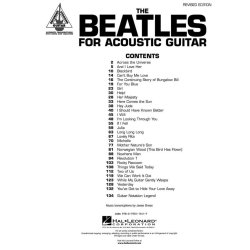 The Beatles for Acoustic Guitar - Revised Edition