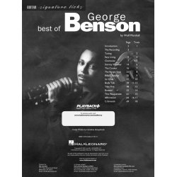 Best Of George Benson: Guitar Signature Licks