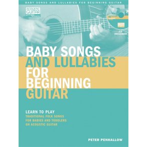 BABY SONGS AND LULLABIES FOR BEGINNING GUITAR TAB BOOK/CD