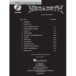 Megadeth: Signature Licks - A Step-by-Step Breakdown Of The Band's Guitar Styles &amp; Techniques