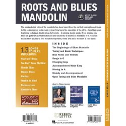JAMES STEVE ROOTS AND BLUES MANDOLIN TAB BK/CD