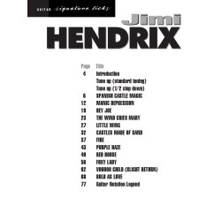 Jimi Hendrix - Signature Licks