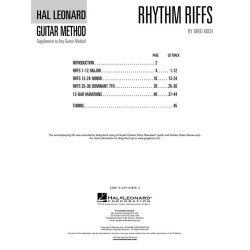 Hal Leonard Guitar Method: Rhythm Riffs