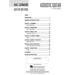 Hal Leonard Acoustic Guitar Method (Book/Online Audio)