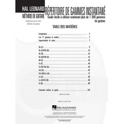 Rpertoire De Gammes Instantan