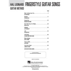 Hal Leonard Guitar Method: Fingerstyle Guitar Songs (Book/Online Audio)